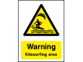 Warning Kitesurfing Area